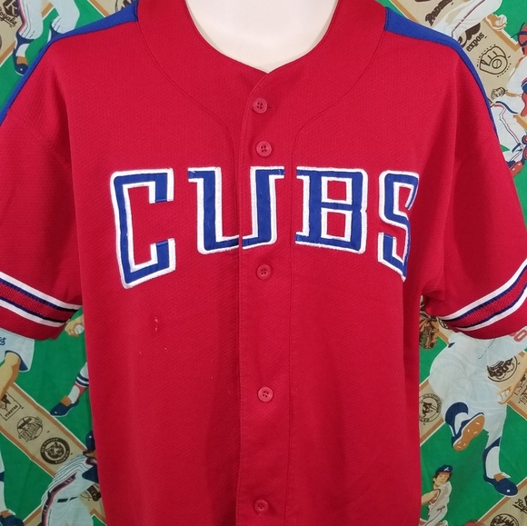 cubs jersey blank